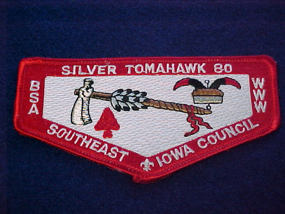 80 S11 silver tomahawk, southeast iowa council