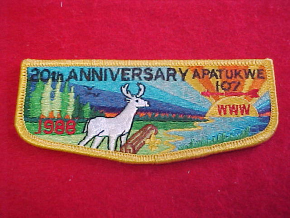 107 S11 apatukwe,20th anniversary, 1988