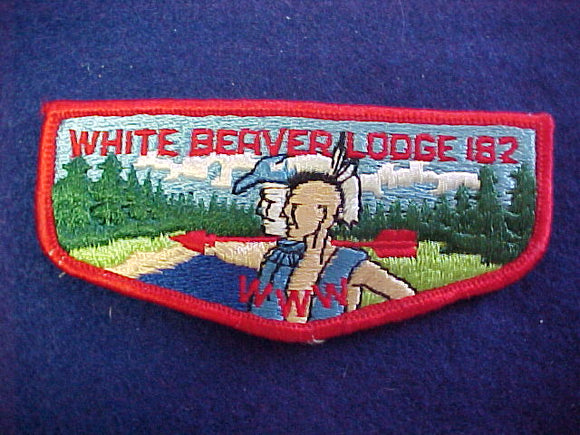 182 S1 White Beaver