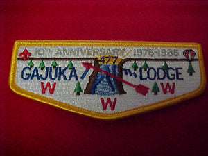 477 S5 gajuka, 10th anniv., 1975-1985