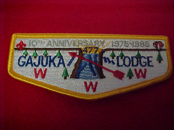477 S5 gajuka, 10th anniv., 1975-1985
