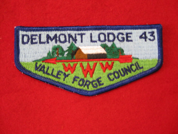 43 S17 Delmont , Cloth Back