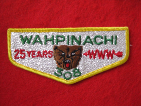 308 S4 Wahpinachi25 Years , 25th Anv, Merged 1973