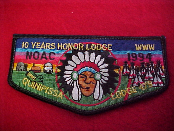 479 S24 quinipissa, noac 1994,10 yrs honor lodge
