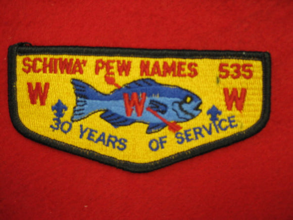 535 S5 Schiwa' Pew Names
