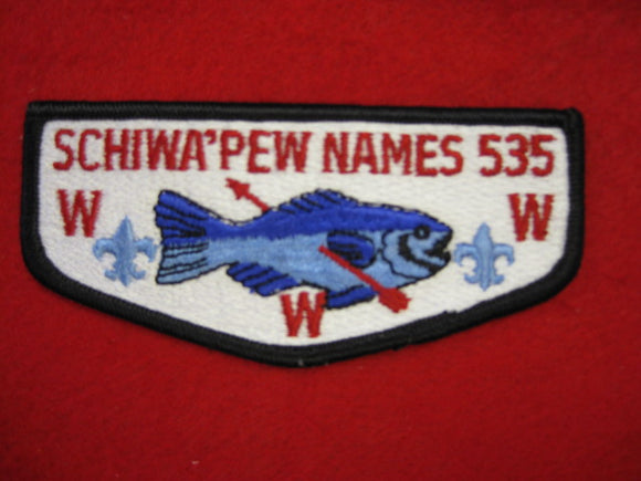 535 S6 Schiwa' Pew Names