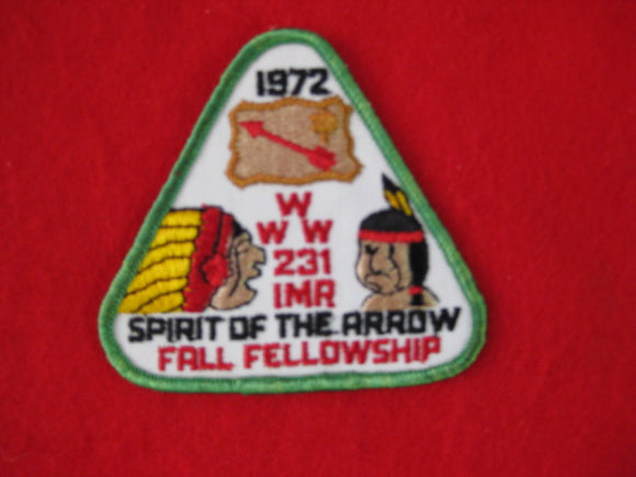 231 eX1972 Mikano, 1972 Fall Fellowship