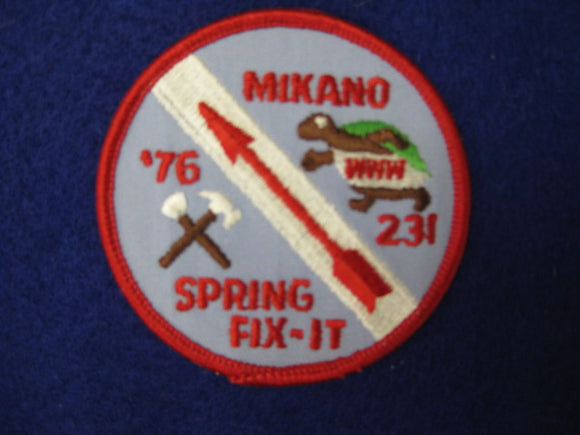 231 eR1976-1 Mikano, 1976 Spring Fix it
