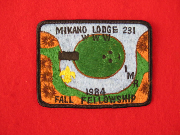 231 eX1984-2 Mikano, Fall Fellowship