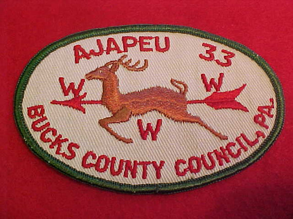 33 X5a Ajapeu, Bucks County Council