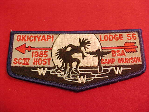 56 F4a Okiciyapi, 1985 SCIV host, Camp Grayson