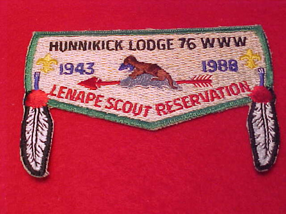 76 s10 Hunnikick, Lenape Scout Resv., 1943-1988