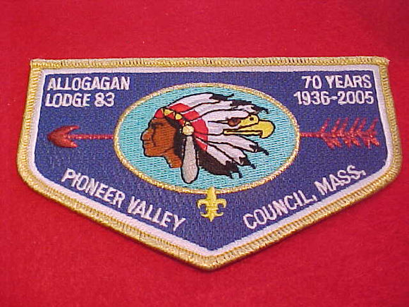 83 S28 Allogagan, 70th Anniv., 1936-2005