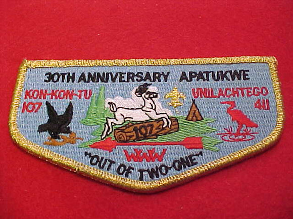 107 S18.5 Apatukwe, 30th Anniv., 1967-1992