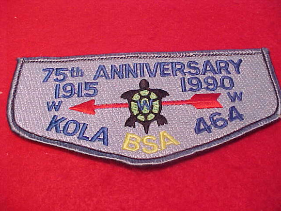 464 S26 Kola, OA 75th Anniv., 1915-1990