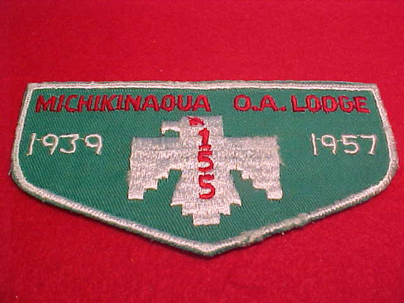 155 ZF1 Michikinaqua, 1939-1957, Fake issued by Lodge 550