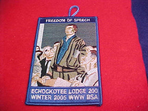 200 eX2005-1 Echockotee, Winter 2005, "Freedom of Speech