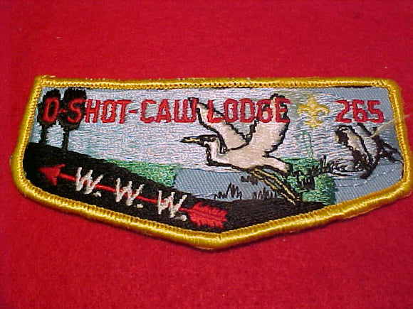 265 S10 O-Shot-Caw, thread break