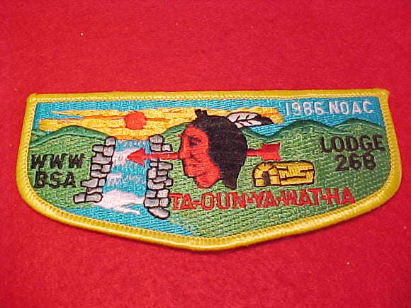 268 S8 Ta-Oun-Ya-Wat-Ha, 1986 NOAC