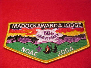 271 F18 Madockawanda, 60th Anniv., 2004 NOAC