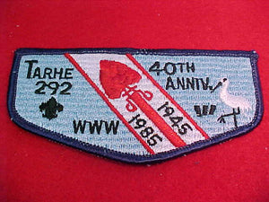 292 S15 Tarhe, 40th Anniv., 1945-1985