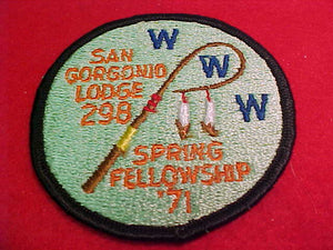 298 eR1971-1 San Gorgonio, Spring Fellowship
