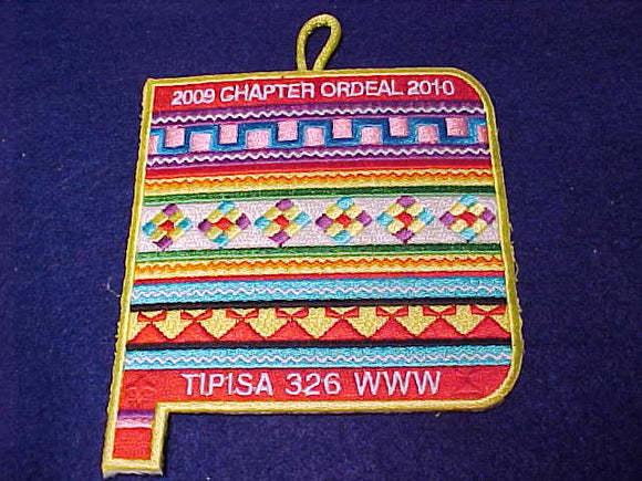 326 eX2009-9 Tipisa, Chapter Ordeal, 2009-2010