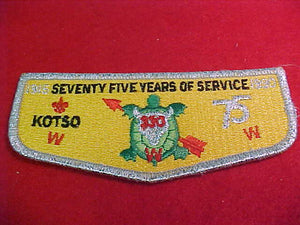 330 S14 Kotso, OA 75th Anniv., 1915-1990