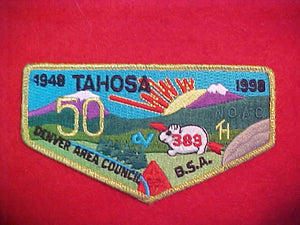 383 S24.5 Tahosa, Denver Area C., 50th Anniv., 1948-1998, NOAC