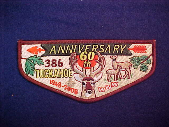 386 S38 Tuckahoe, 60th Anniv., 1948-2008