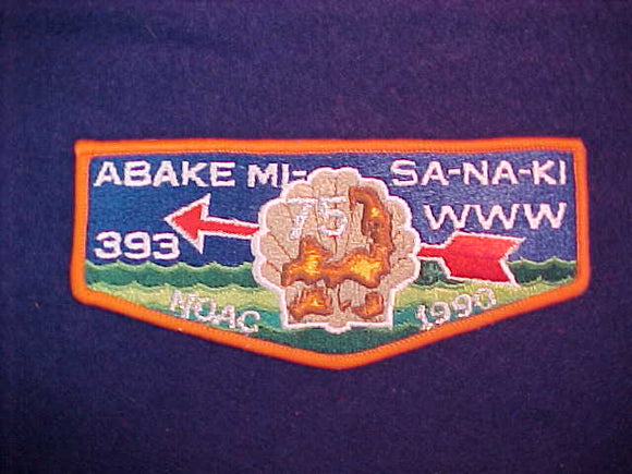 393 S9 Abake Mi-Sa-Na-Ki, OA 75th Anniv., 1990 NOAC