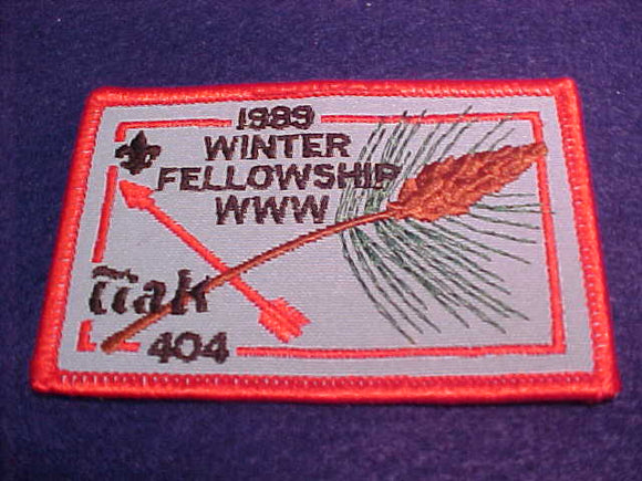 404 eX1989 Ti'Ak, 1989 Winter Fellowship