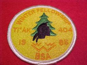 404 eR1985 Ti'Ak, 1985 Winter Fellowship