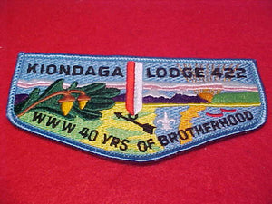 422 S21 Kiondaga, 40 years of brotherhood