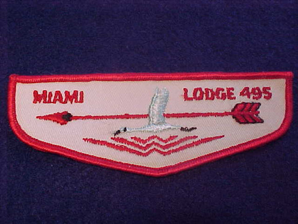 495 F1 Miami, first flap