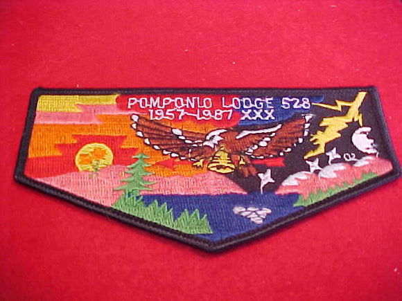 528 Yf? Pomponio, 30th Anniv., 1957-1987