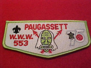 553 S11 Paugassett, OA 75th Anniv., housatonic council