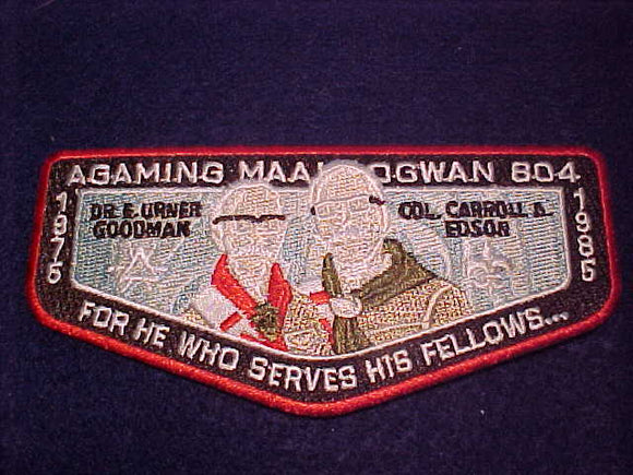 804 S?a Agaming Maangogwan, 9175-1985, Dr. Goodman/Col. Edson