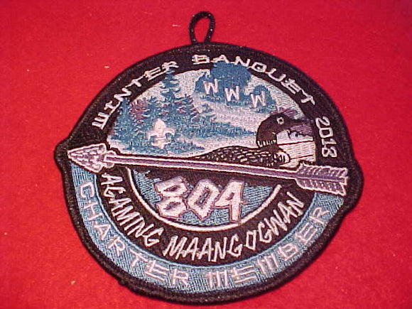 804 eR2013-1 Agaming Maangogwan, Charter Member, Winter Banquet 2013