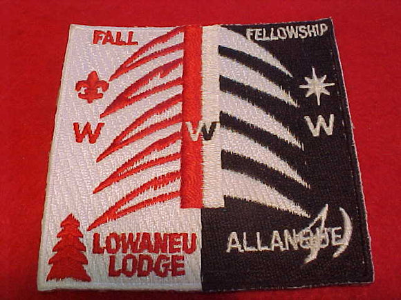 41 eX? Lowaneu Allanque, Fall Fellowship