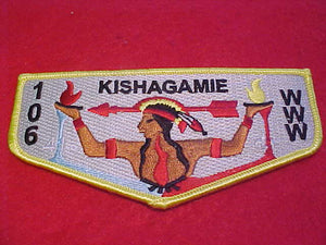 41 HS5 Lowaneu Allanque, Kishagamie historical flap