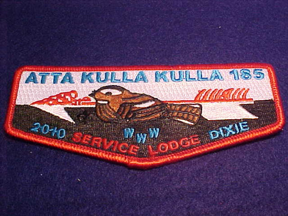 185 S? Atta Kulla Kulla, 2010 SR-5 Dixie Fellowship Service Lodge