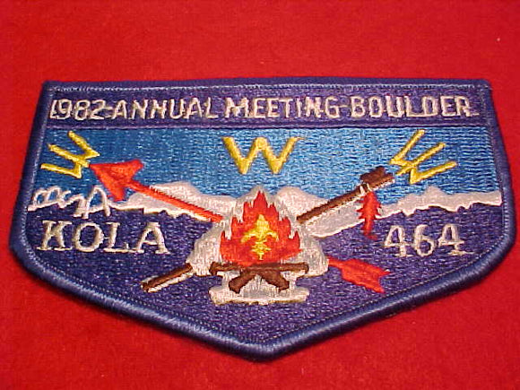 464 eS1982-1 Kola, 1982 Annual Meeting, Boulder