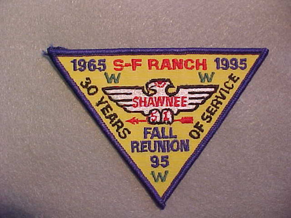 51 eX1995-2 SHAWNEE 1995 FALL REUNION, 30 YEARS OF SERVICE