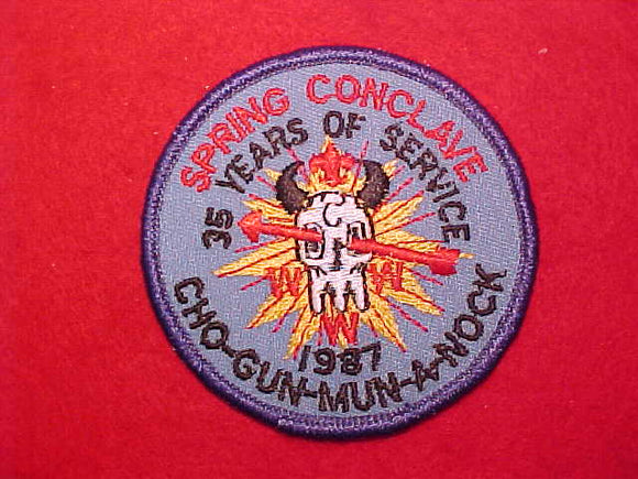 467 eR1987-1 CHO-GUN-MUN-A-NOCK, 1987 SPRING CONCLAVE