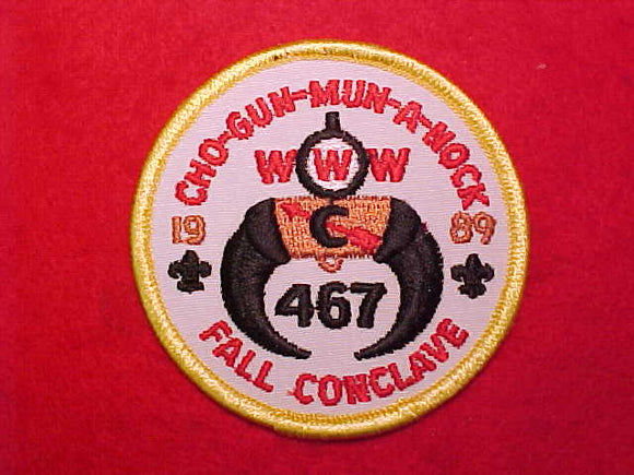 467 eR1989-2 CHO-GUN-MUN-A-NOCK, 1989 FALL CONCLAVE