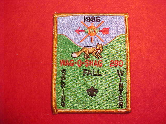 280 EX1986 WAG-O-SHAG, 1986 SPRING/FALL/WINTER