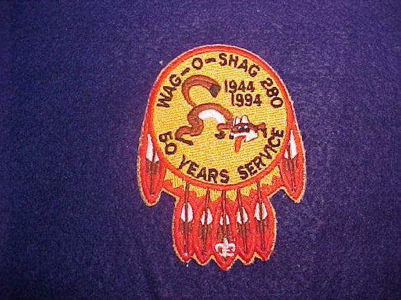 280 X3 WAG-O-SHAG, 1944-1994, 50 YEARS OF SERVICE