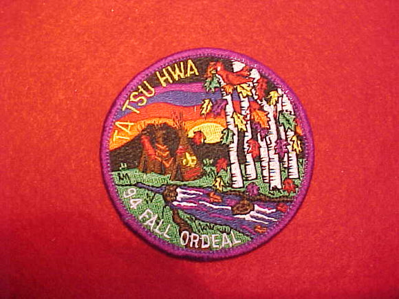 138 eR1994-2 TA TSU HWA, 1994 FALL ORDEAL