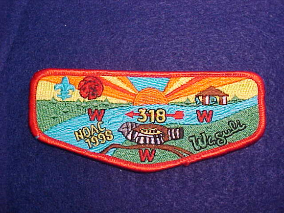 318 S31 WAGULI, NOAC 1998 CONTINGENT, RED BORDER